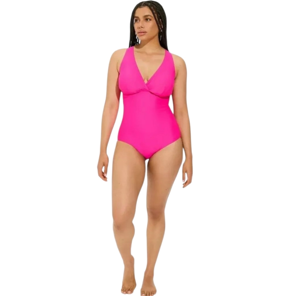 Nwot TORRID Hot Pink 1 Piece Swimsuit